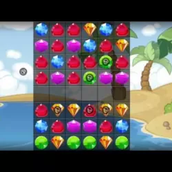 Pirate Treasures - Gems Puzzle