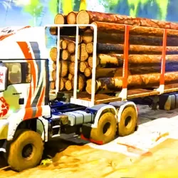 Offroad truck driver 4X4 cargo truck Drive 3D