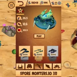 Spore Monsters.io - Claw Swarm Creatures Evolution