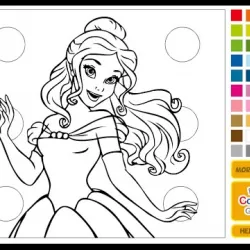 Princess Coloring Game