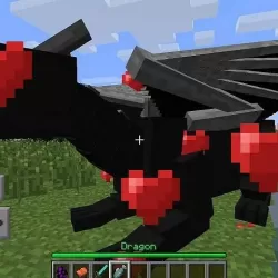 Black fire  Dragon Mod for MCPE