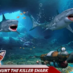 Angry Shark Attack: Deep Sea Shark Hunting Games