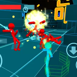 Stickman Neon Gun Warriors