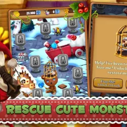 Christmas Bubble Shooter: Santa Xmas Rescue