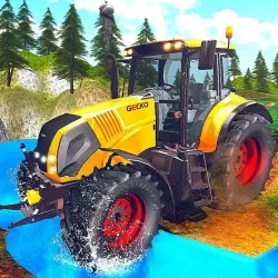 Tractor Driver Cargo 3D