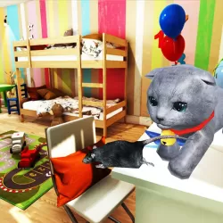 Kitten Cat Simulator:Cute cat SMASH Kids Room