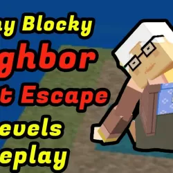 Craft Granny. Blocky Neighbor Escape 3D