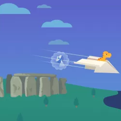 Dinosaur Plane - Plane piloting game for kids