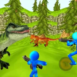 Stickman Dinosaur Hunter