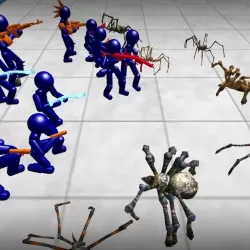 Stickman Spiders Battle Simulator