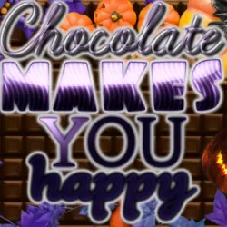 Chocolate makes you happy: Halloween