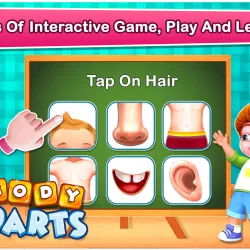 Human Body Parts - Preschool Kids Learning